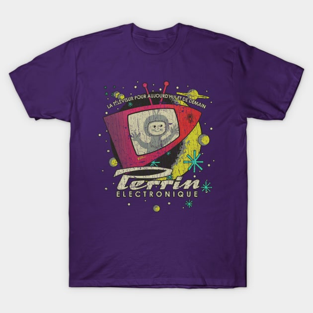 Perrin Electronique Astronaut 1958 T-Shirt by JCD666